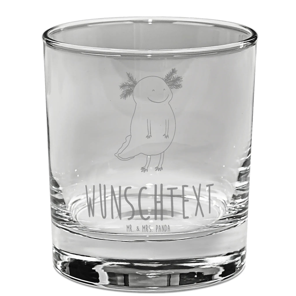 Personalized Gin Glass axolotl Happy Axolotl, Axelotl, marine animals, Mexican walking fish, salamander, good mood, axolotl, tail, motivation, amphibian, axolot