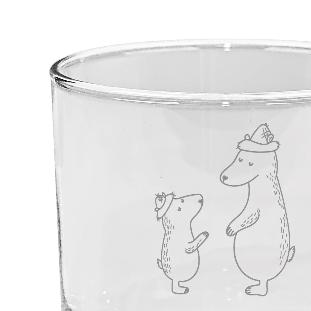 Personalized Gin Glass Bears with hats Family, Father's Day, Mother's Day, brother, sister, Mom, Dad, family, role model, dad, bear, daddy, favourite person, father-son, children, father's day, father, sons, son, child