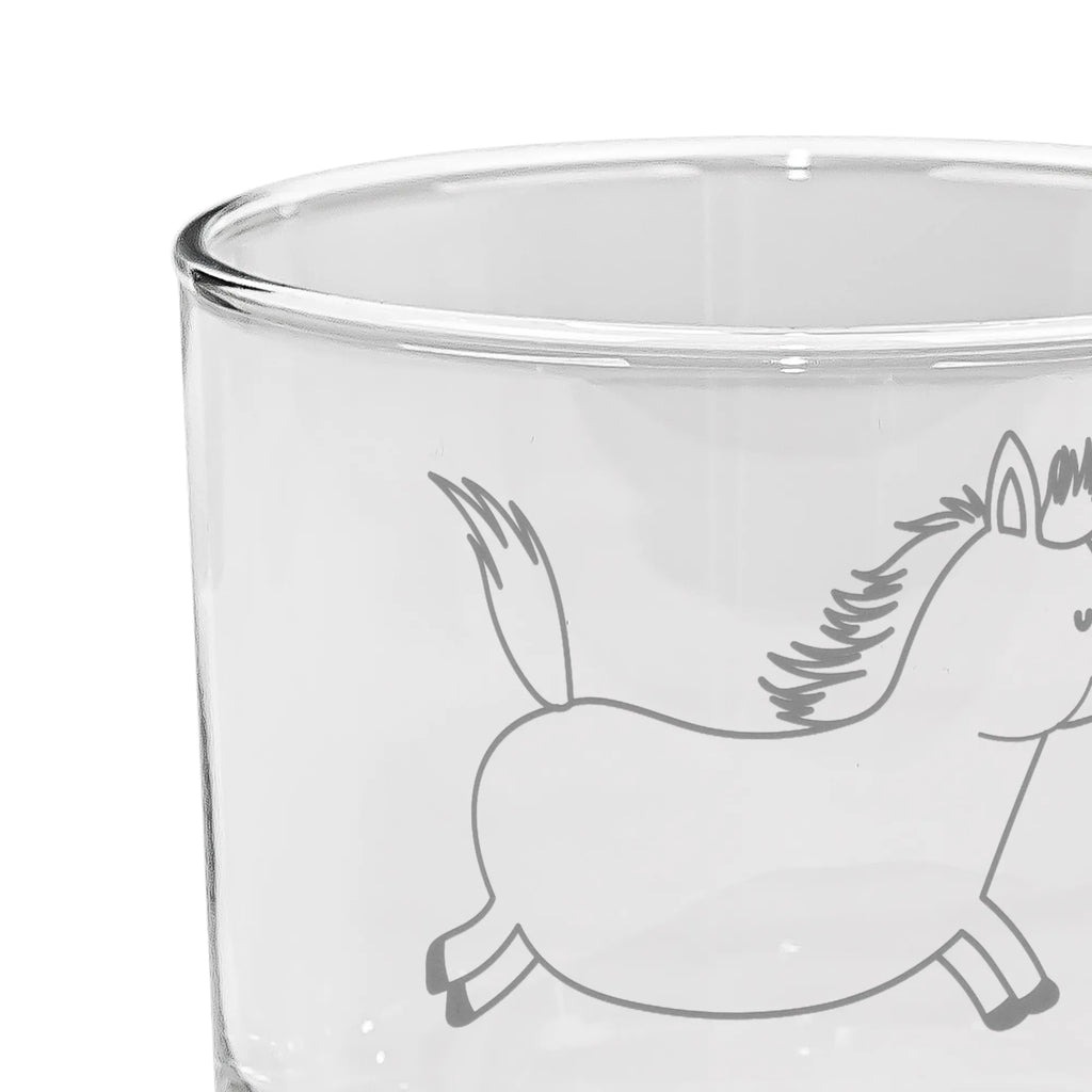 Personalizowana szklanka do ginu koń skakać Gospodarstwo, zwierzęta gospodarskie, rolnik, rolniczka