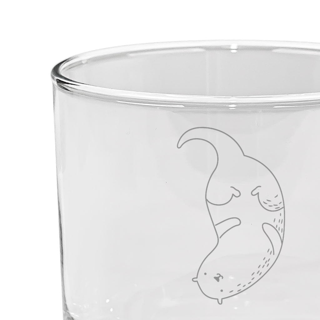 Personalisiertes Gin Glas Otter kopfüber Personalisiertes Ginglas, Personalisiertes Gin Glas, Personalisiertes Gin Glas mit Gravur, Personalisiertes Gin Glas mit Spruch, Personalisiertes Gin Glas mit Sprüchen, Ginglas mit Wunschtext, Otter, Fischotter, Seeotter, Otter Seeotter See Otter