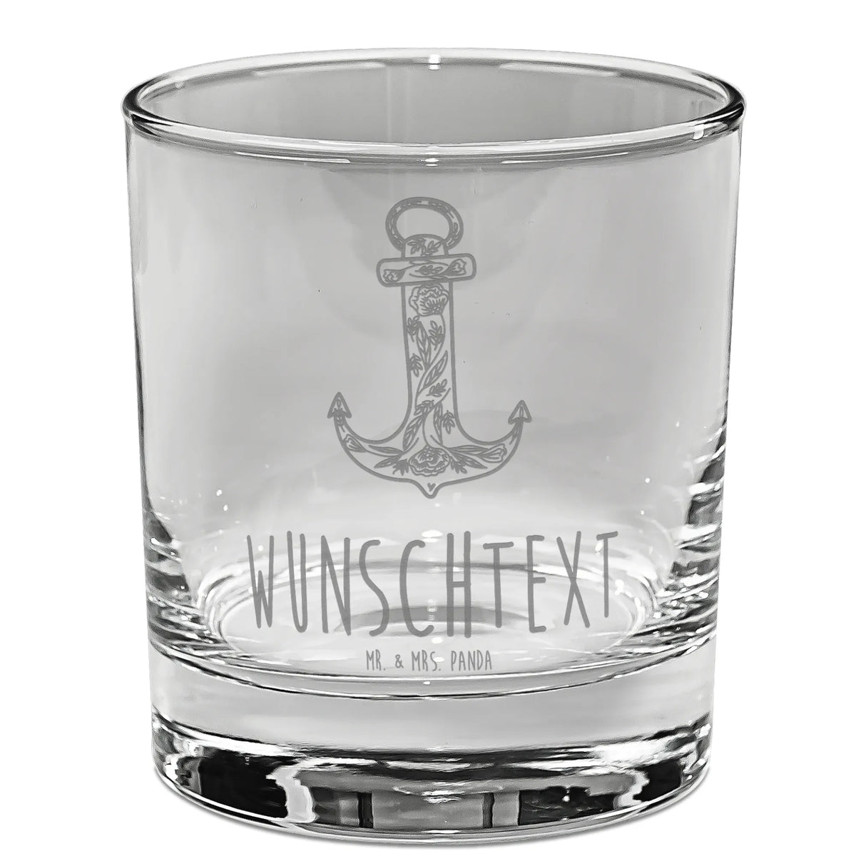 Personalized Gin Glass anchor Blue small animals, cute, funny, cute animal motives, hand drawn, small world, funny sayings, good mood, happy, gifts, gift ideas, special gifts, animal lover, card