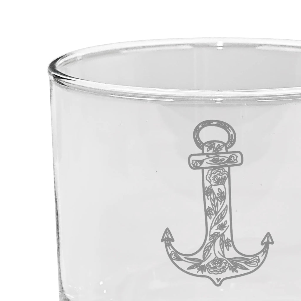Personalizowana szklanka do ginu kotwica Niebieski Motywy zwierzęce, dobra energia, zabawne powiedzonka, zwierzęta