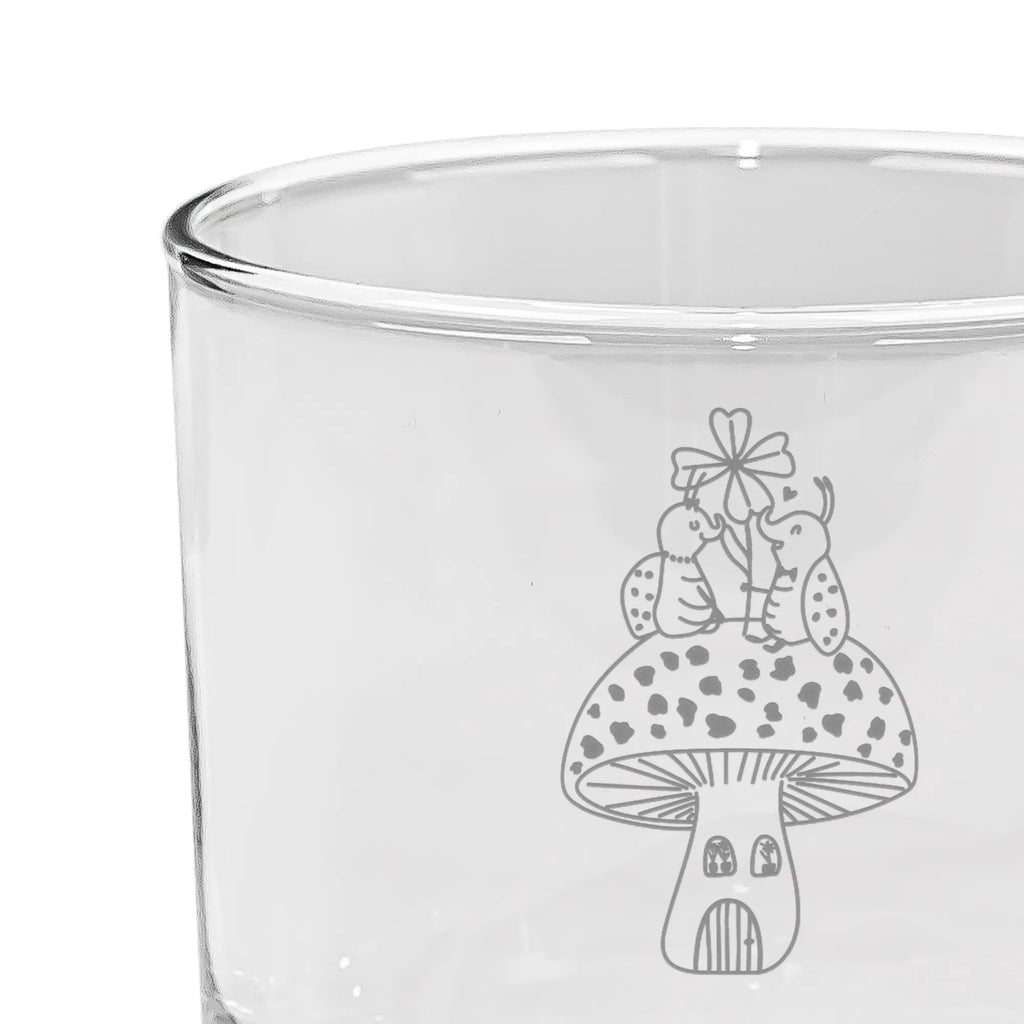 Personalized Gin Glass ladybug toadstool small animals, cute, funny, cute animal motives, hand drawn, small world, funny sayings, good mood, happy, gifts, gift ideas, special gifts, animal lover, card, house, flat, ladybird, at home, toadstool, house of fleshy fungi