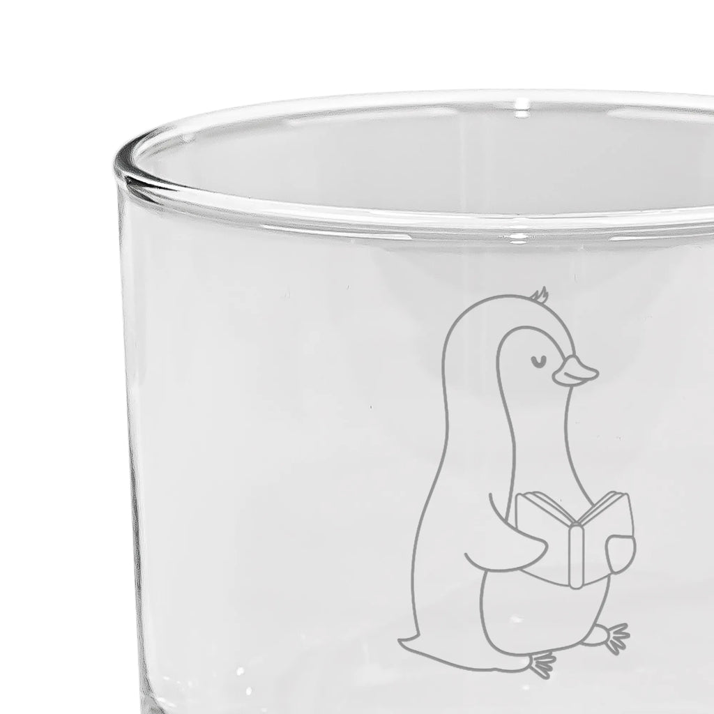 Personalized Gin Glass Penguin A book Penguin, North Pole, Winter, Penguins, holidays, bookworm, lazing around, penguins, book, leisure, doing nothing, vacation, reading