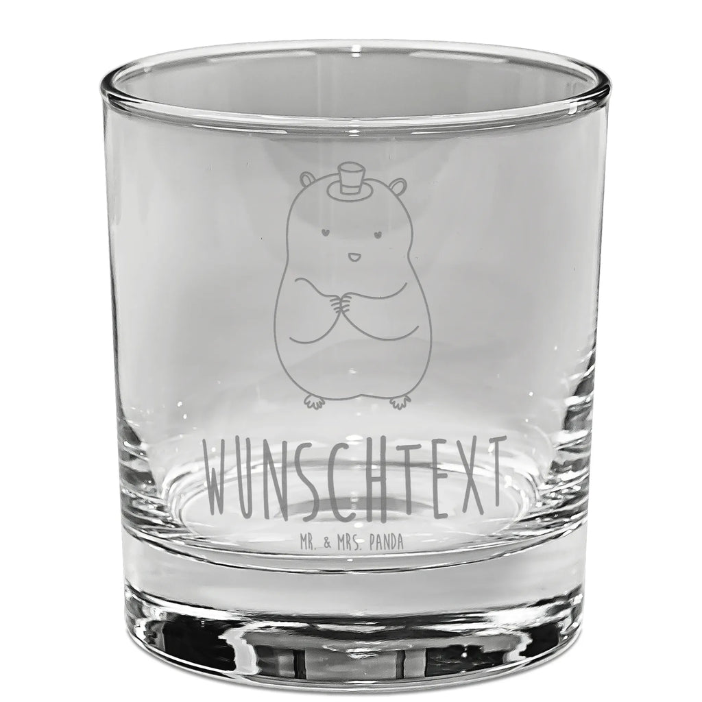 Personalized Gin Glass hamster cap small animals, cute, funny, cute animal motives, hand drawn, small world, funny sayings, good mood, happy, gifts, gift ideas, special gifts, animal lover, card, wizard, Hamster, dwarf hamster, top hat, magician, Houdini, hat