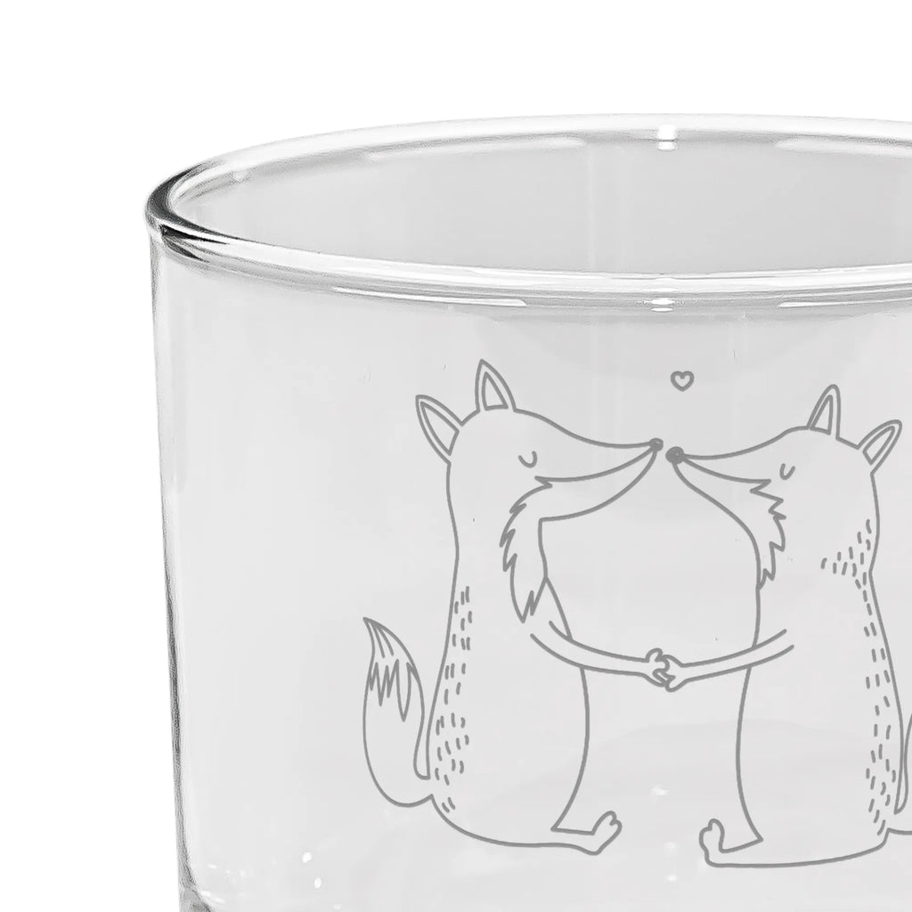 Personalized Gin Glass foxes Love fox, foxes, forest wildlife, clever as a fox, animal lover, husband, lovers, love, partner, fiancée, boyfriend, proof of love, girlfriend, wife, couple, marriage