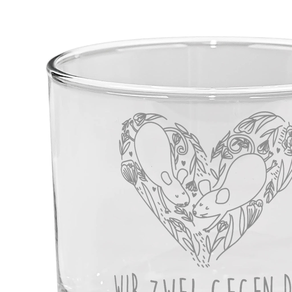 Szklanka do ginu Myszy serce Miłość, partner, przyjaciel, przyjaciółka, mąż, żona, wesele, zaręczyny, prośba o rękę, prezent miłosny, rocznica, dzień ślubu