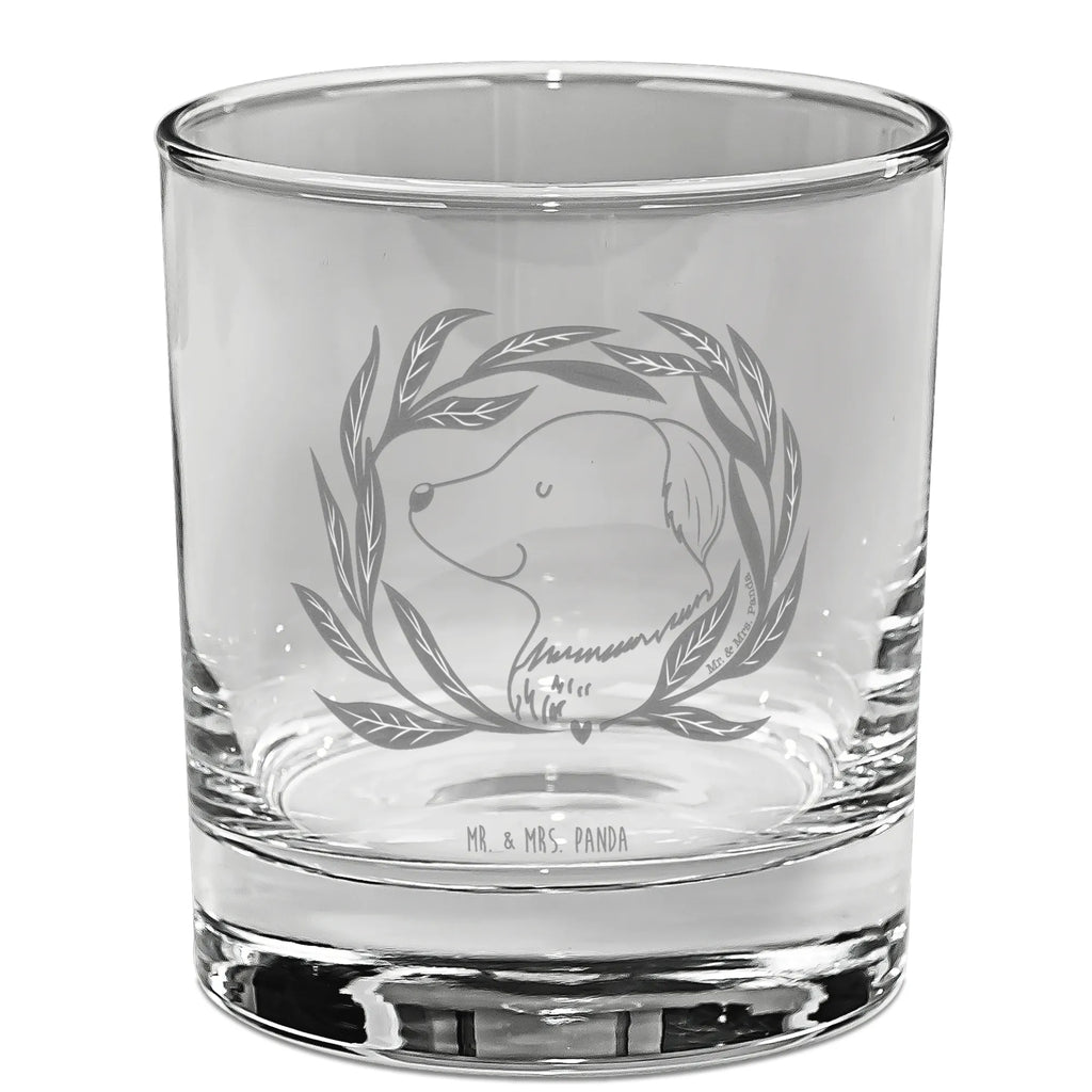 Szklanka do ginu pies kwiaty Pies, motyw psa, zwierzę domowe, rasa psa, miłośnik zwierząt, właściciel psa, powiedzenia