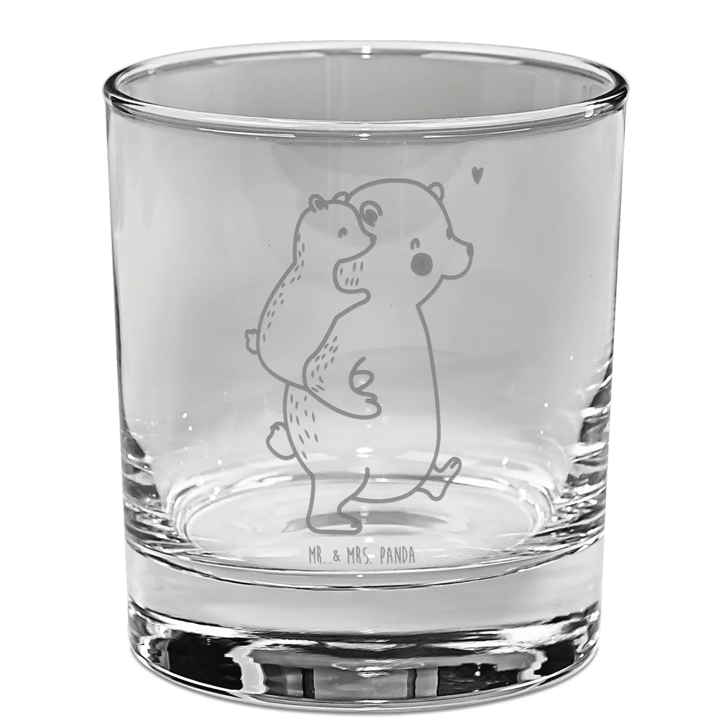 Szklanka do ginu Tata Niedźwiedź Rodzina, Dzień Ojca, Dzień Matki, brat, siostra, mama, tata, babcia, dziadek