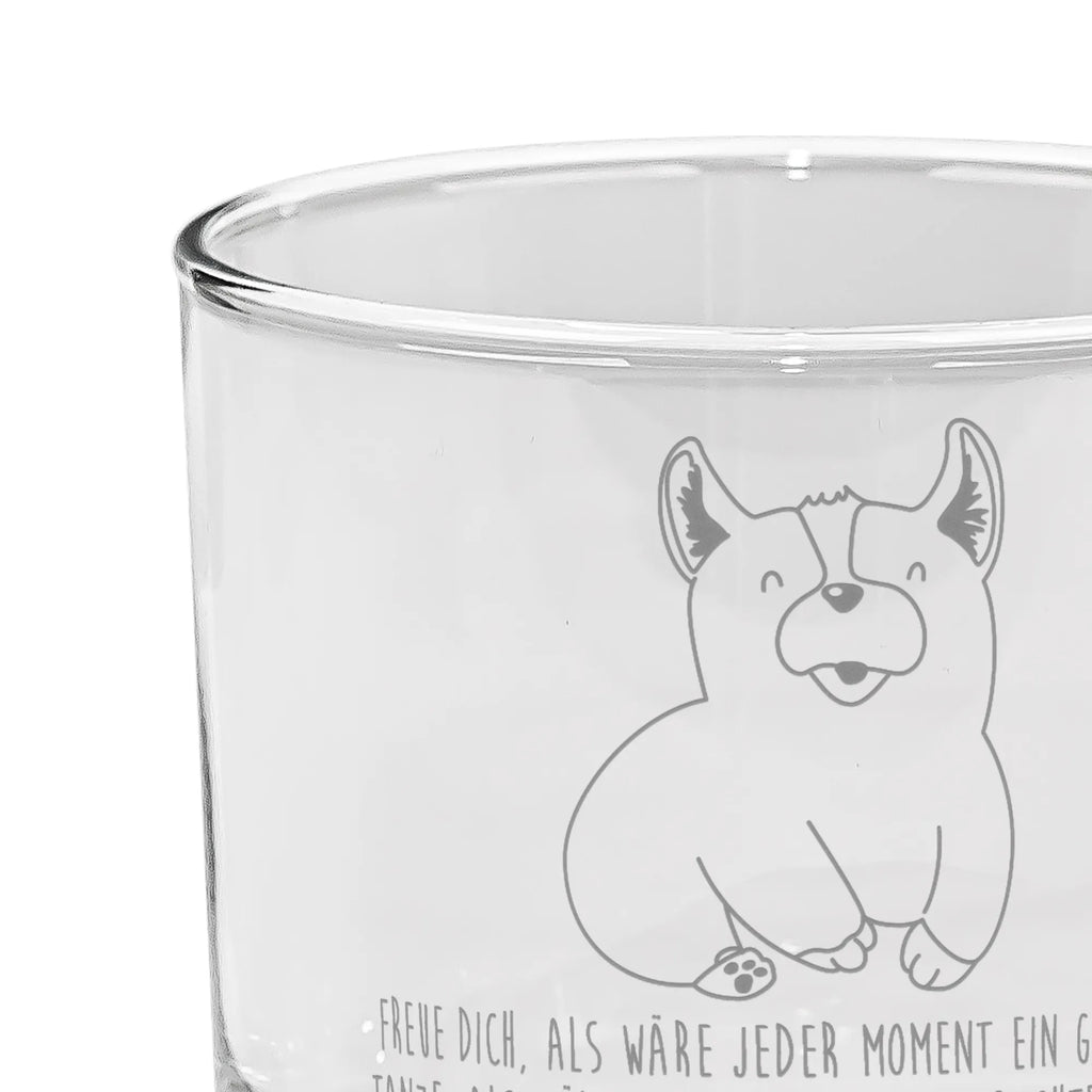 Szklanka do ginu Corgi Pies, motyw psa, zwierzę domowe, rasa psa, miłośnik zwierząt, właściciel psa, powiedzenia
