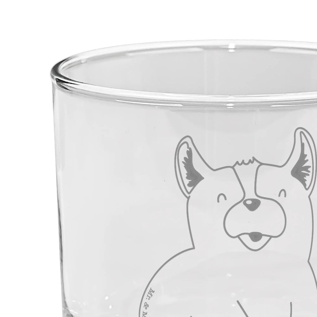 Szklanka do ginu Corgi Pies, motyw psa, zwierzę domowe, rasa psa, miłośnik zwierząt, właściciel psa, powiedzenia