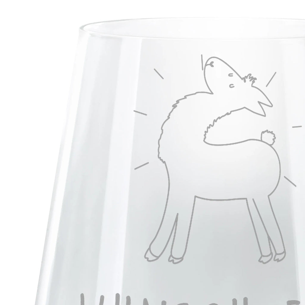 Spersonalizowany grawerowany świecznik lama Dumny Lama, Alpaka