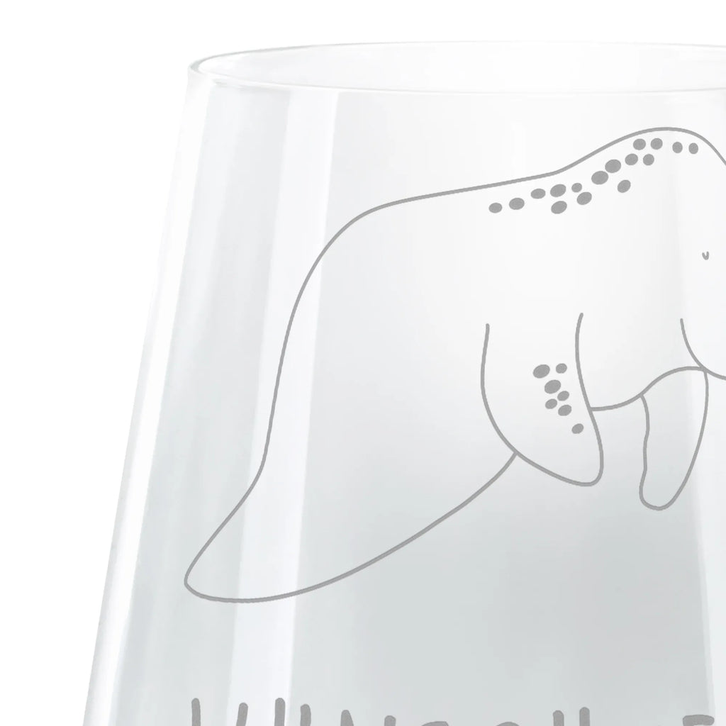 Spersonalizowany grawerowany świecznik manat Relaks Zwierzeta morskie, Morze, Wakacje