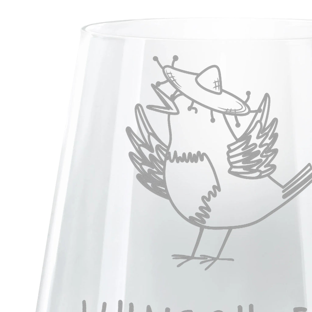 Personalized Engraved Lantern Crow sombrero small animals, cute, funny, cute animal motives, hand drawn, small world, funny sayings, good mood, happy, gifts, gift ideas, special gifts, animal lover, card, Raven, Motivation, Be happy, Happiness Saying, Bird, Magpie, Birds, Saying positive