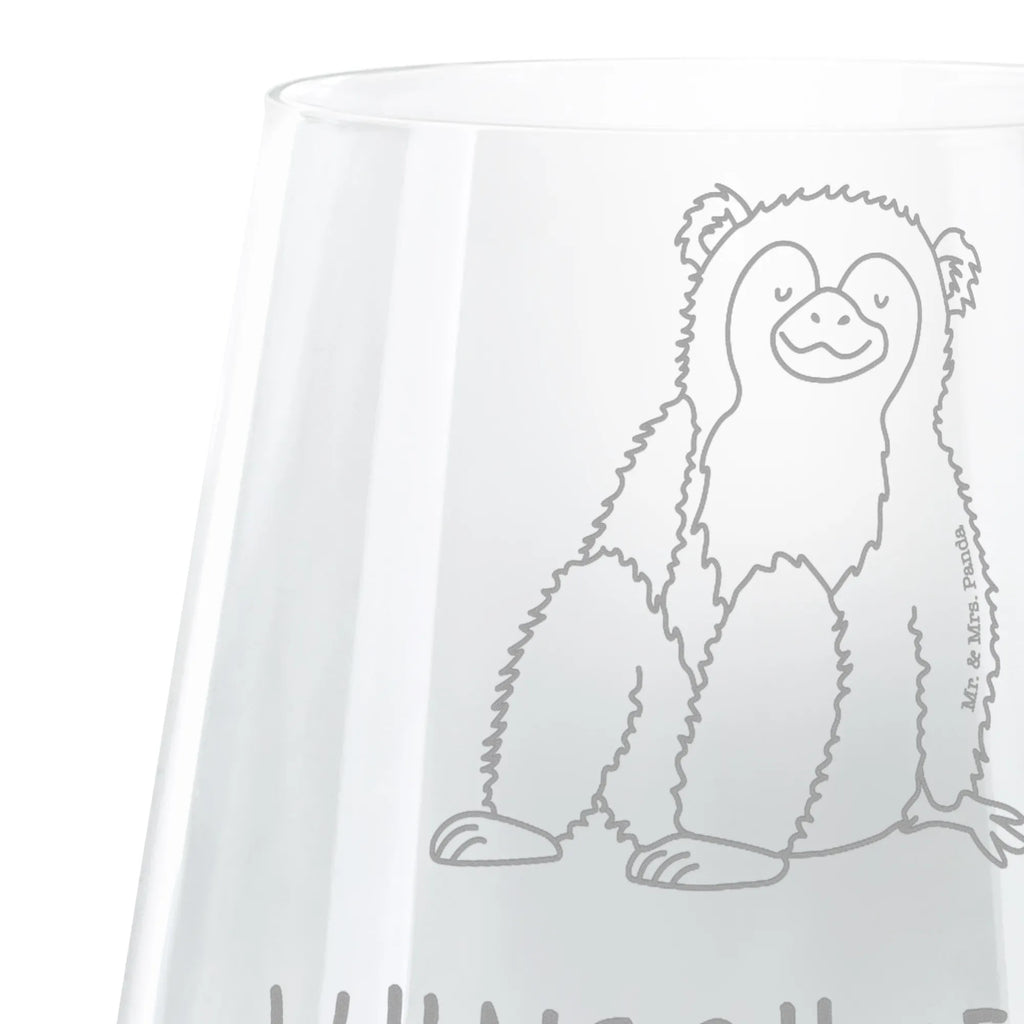 Spersonalizowany grawerowany świecznik Małpa Afryka, dzikie zwierzęta