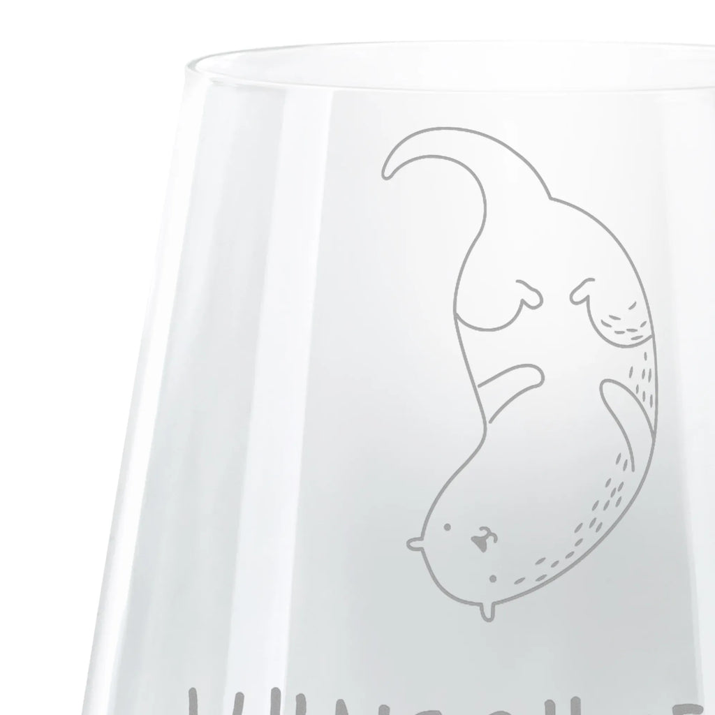 Personalized Engraved Lantern otter upside down otter, marten, sea otter, European otter, water mammal, aquatic animal, baby otter, predator, water, otter gifts, animal lover, gift ideas for animal lovers, animal, mammal, water animal, gifts for people in love, Otter Sea Otter Lake Otter