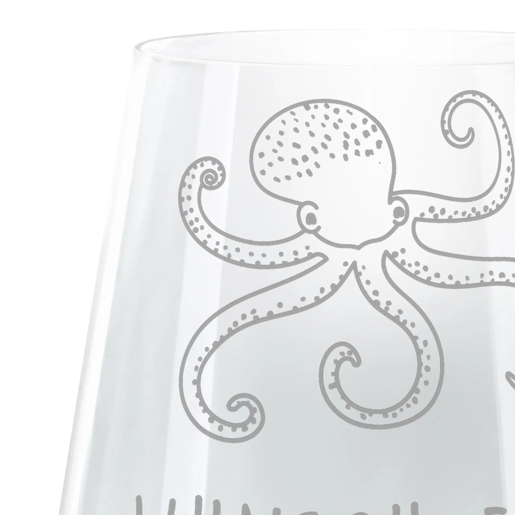 Spersonalizowany grawerowany świecznik Ośmiornica Motywy zwierzęce, dobra energia, zabawne powiedzonka, zwierzęta
