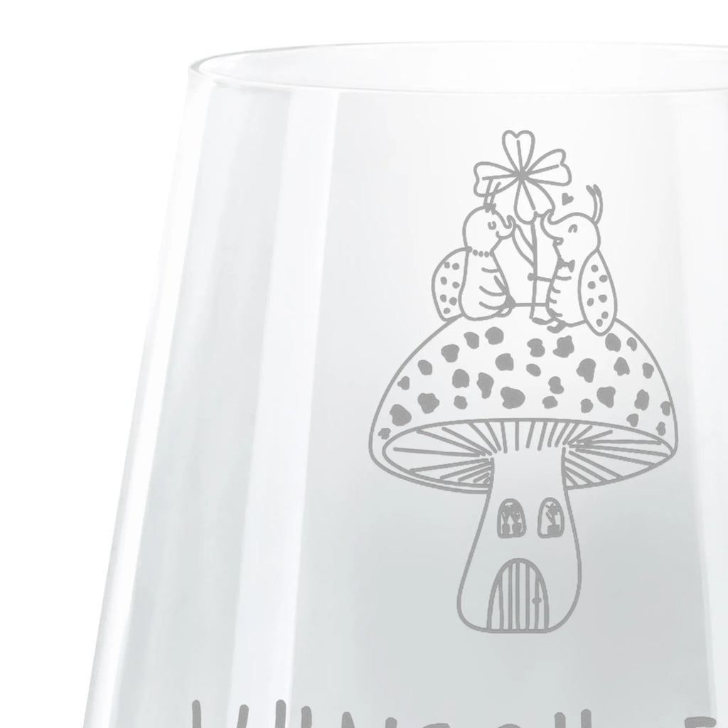 Personalized Engraved Lantern ladybug toadstool small animals, cute, funny, cute animal motives, hand drawn, small world, funny sayings, good mood, happy, gifts, gift ideas, special gifts, animal lover, card, ladybird, at home, flat, house of fleshy fungi, toadstool, house