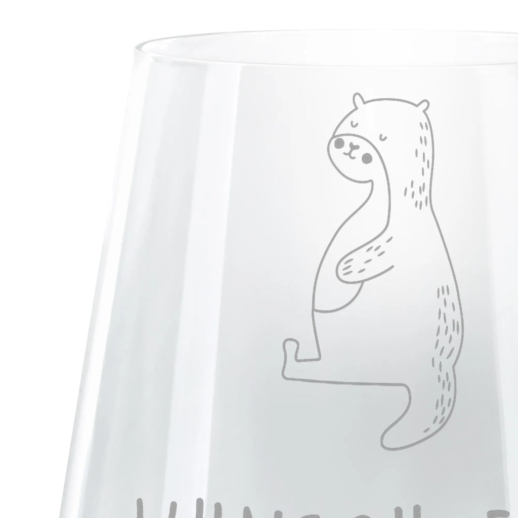 Spersonalizowany grawerowany świecznik wydra brzuch Kuna, wydra, morska wydra