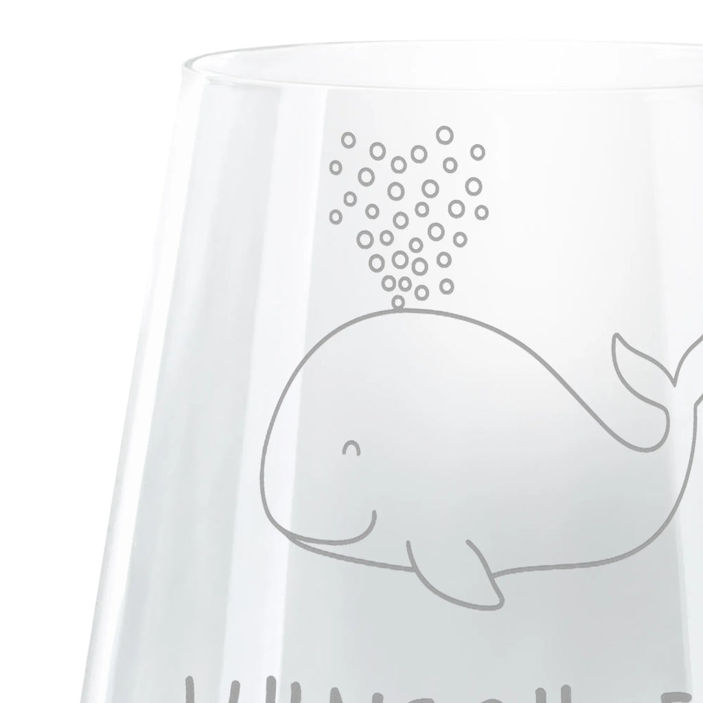 Spersonalizowany grawerowany świecznik wieloryb konfetti Zwierzeta morskie, Morze, Wakacje