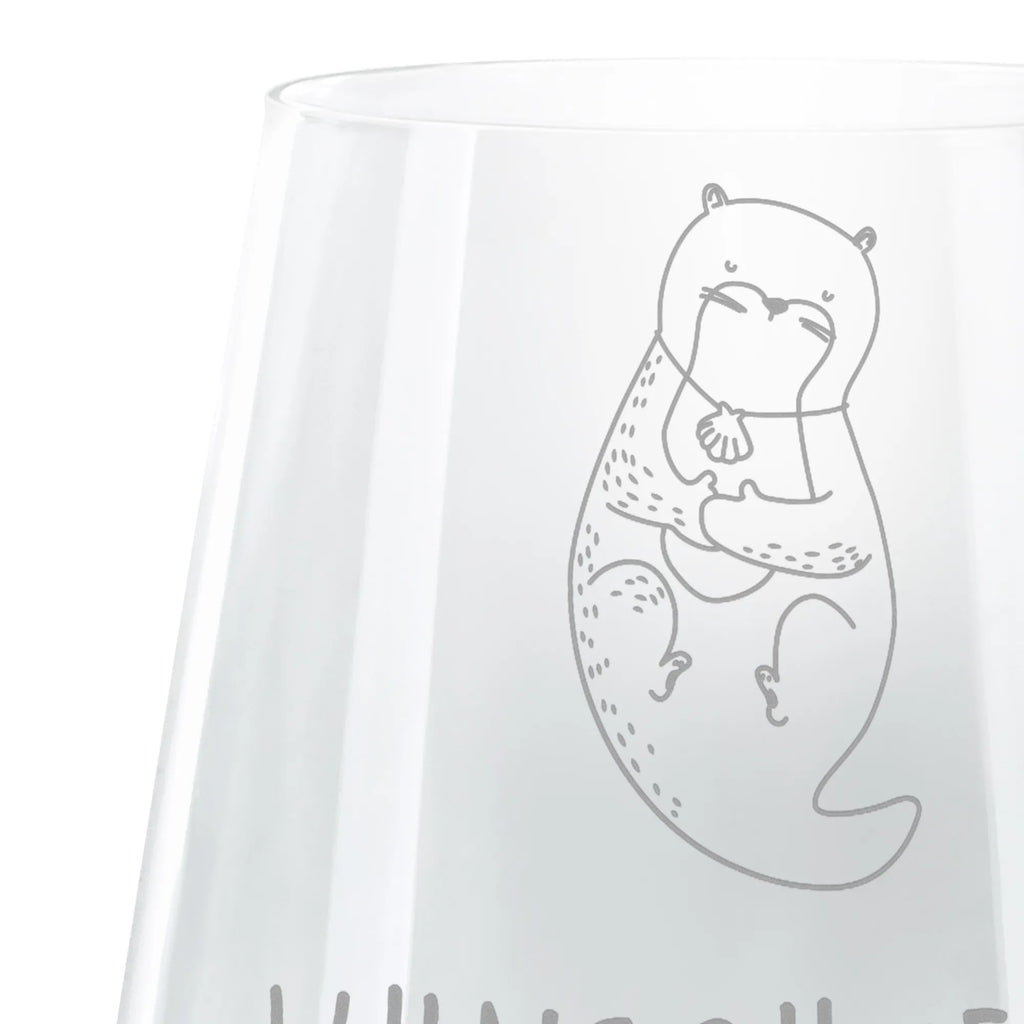 Personalized Engraved Lantern otter shell otter, marten, sea otter, European otter, water mammal, aquatic animal, baby otter, predator, water, otter gifts, animal lover, gift ideas for animal lovers, animal, mammal, water animal, gifts for people in love, motivation, otter love, brooding, daydreaming, dreaming, office