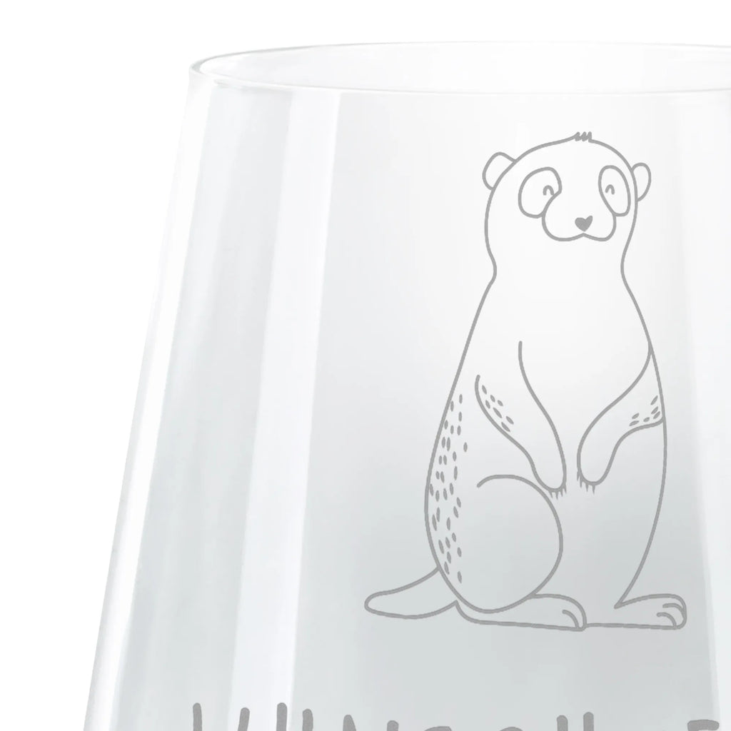 Spersonalizowany grawerowany świecznik Surikatka Afryka, dzikie zwierzęta