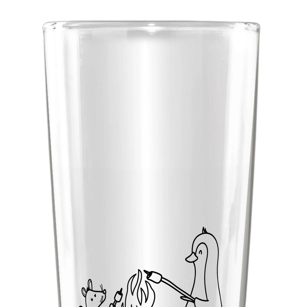 szklanka piwa pingwin ognisko Pinguin