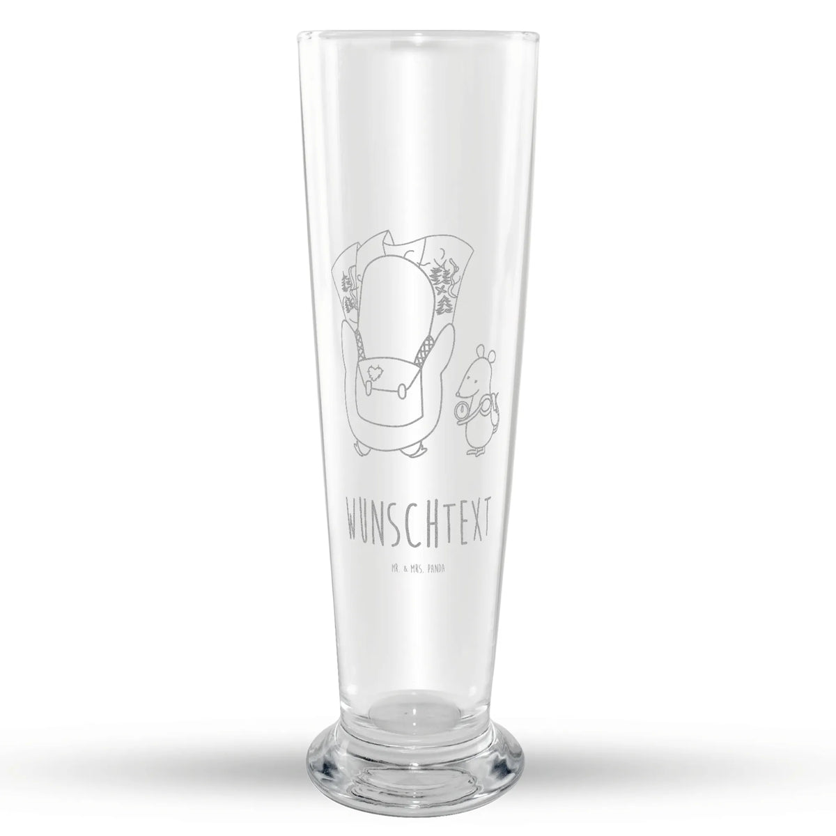 Customizable Wheat Glass Penguin & Mouse Hiker Penguin, North Pole, Winter, Penguins, adventure, penguins, wanderlust, penguin, adventurer, hiking, excursion, road trip