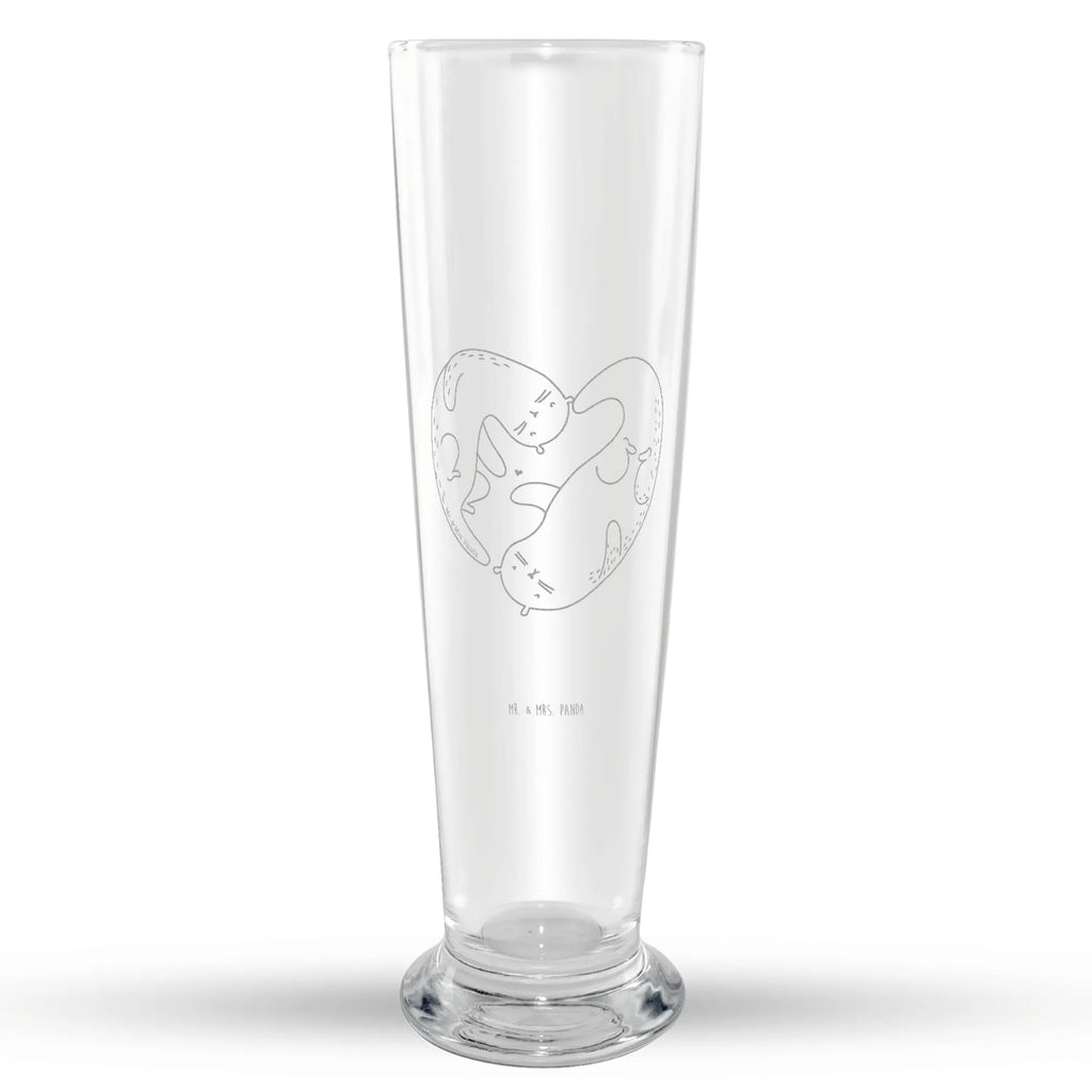 Weizenglas Otter Herz Bier Krug, Bierkrug, Weizen Glas, Weizenbierglas, Weizenbier Glas, Weizenglas, Bier Glas, Otter, Fischotter, Seeotter, Love You, Gemeinsames Leben, Hochzeitstag, Verlobung, Liebe, Bessere Hälfte, Herz, Liebesgeschenk, Jahrestag, Liebesbeweis