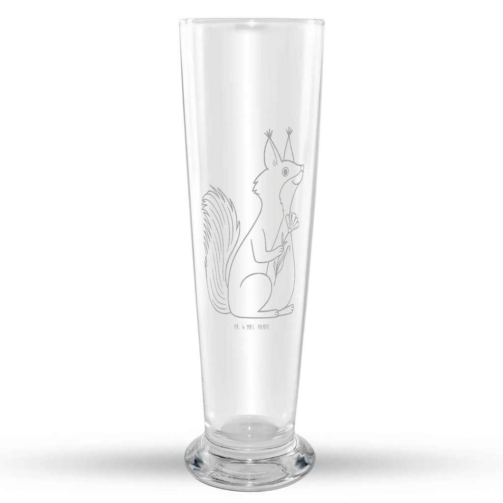 Pszeniczne szkło wiewiórka kwiat Motywy zwierzęce, dobra energia, zabawne powiedzonka, zwierzęta