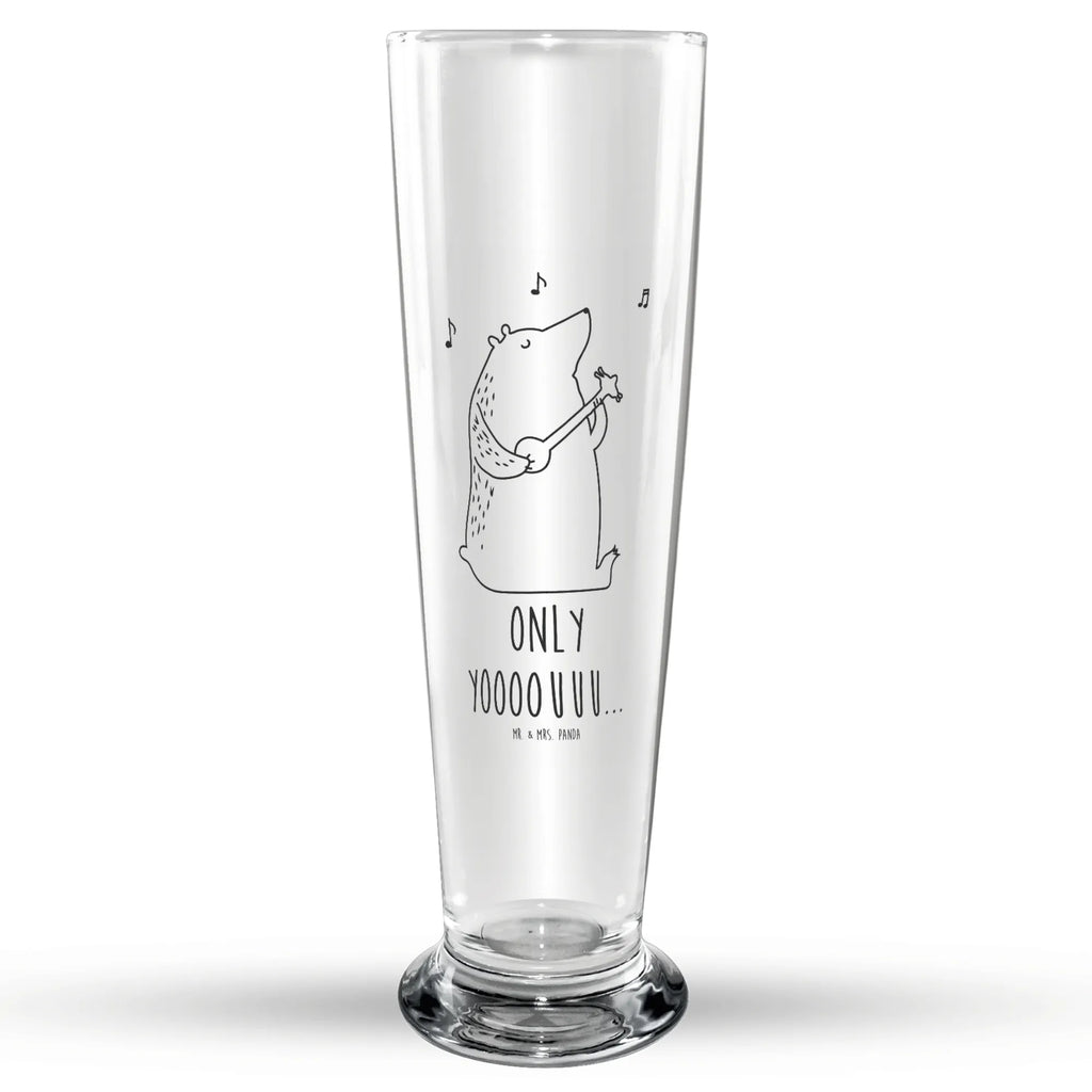 Weizenglas Bär Gitarre Weizen Glas, Weizenglas, Vatertag, Weizenbierglas, Weizenbier Glas, Bär, Teddy, Teddybär