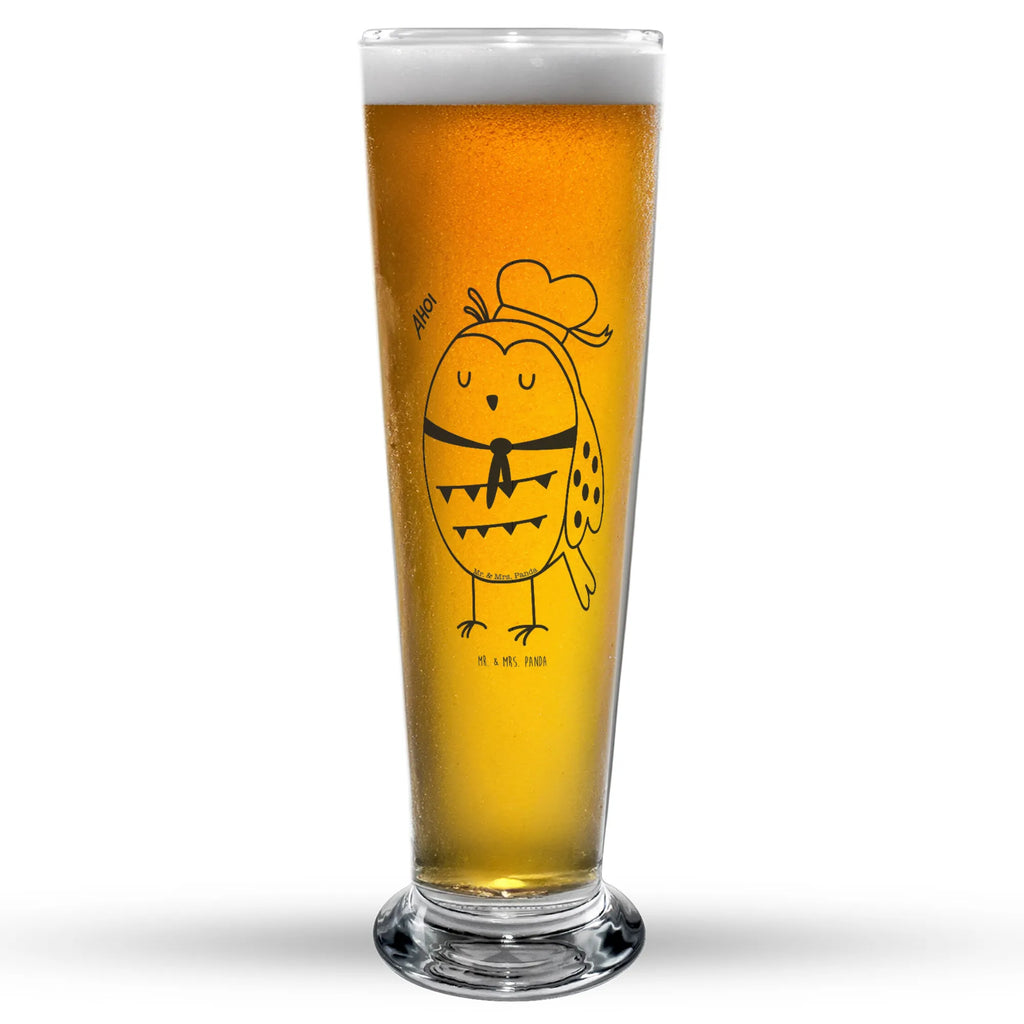 Pszeniczne szkło sowa Marynarz Weizen Glas, Weizenglas, Weizenbierglas, Vatertag, Weizenbier Glas, Eule, Hochzeitstag Geschenk, Ehe, Heimathafen, Wortspiel lustig, Owl, Eule Deko, Eule Spruch, Freundin, Matrose, Seefahrer