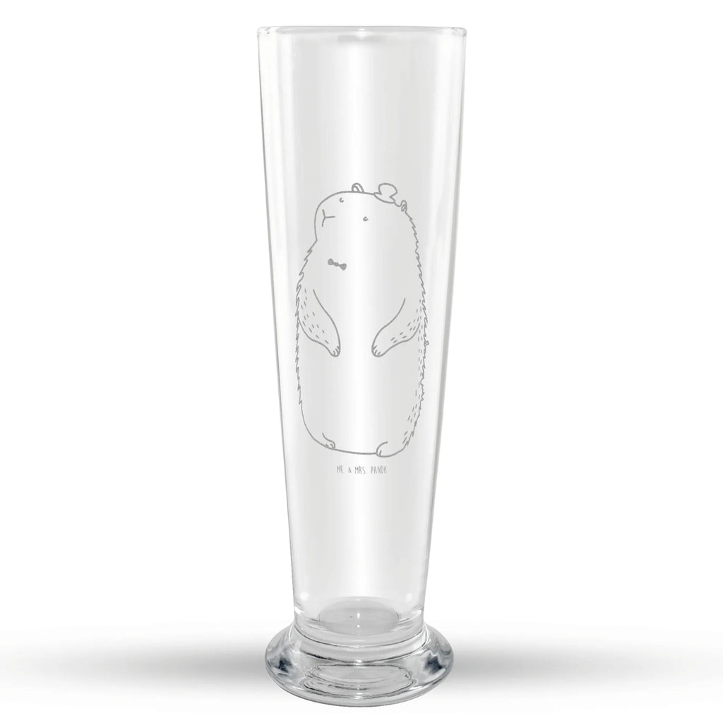 Weizenglas Murmeltier Weizenbier Glas, Weizenglas, Weizen Glas, Weizenbierglas, Vatertag, Tiermotive, Gute Laune, lustige Sprüche, Tiere, Respekt, Murmeltier, Anstand, Knigge, Fröhlichkeit, Freundlichkeit