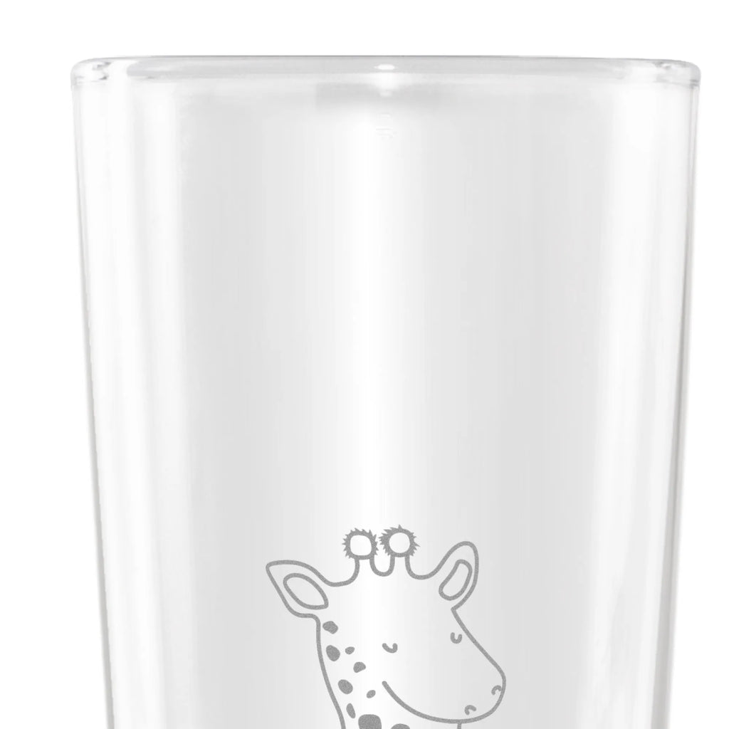 Weizenglas Giraffe Zufrieden Weizenbier Glas, Weizenbierglas, Weizenglas, Vatertag, Weizen Glas, Afrika, Wildtiere, Glück, Abenteuer, Giraffe, Zufrieden