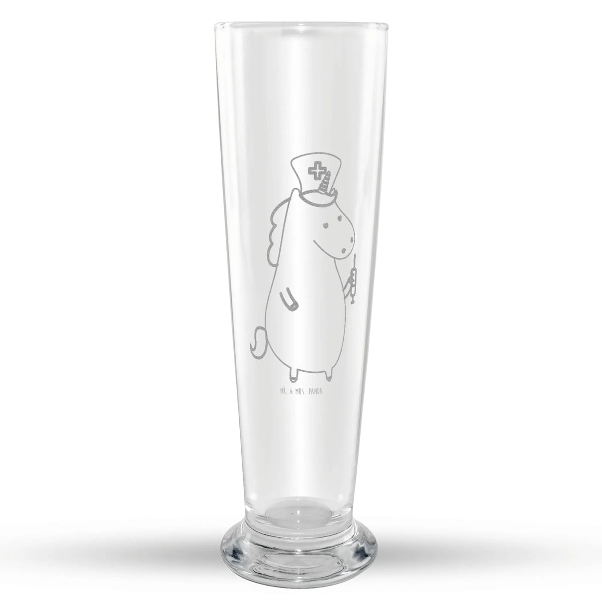 Weizenglas Einhorn Krankenschwester Bierglas, Weißbierglas, Weizen Glas, Mr & Mrs Panda Weizenglas, Weizenbier Glas, Bier Glas, Unicorn, Einhorn, Einhörner, Einhorn Deko, Krankenschwester Dankeschön, Ärztin Geschenk, Krankenhaus, Krankenpfleger Geschenk, Krankenpflegerin, Krankenschwester Geschenk