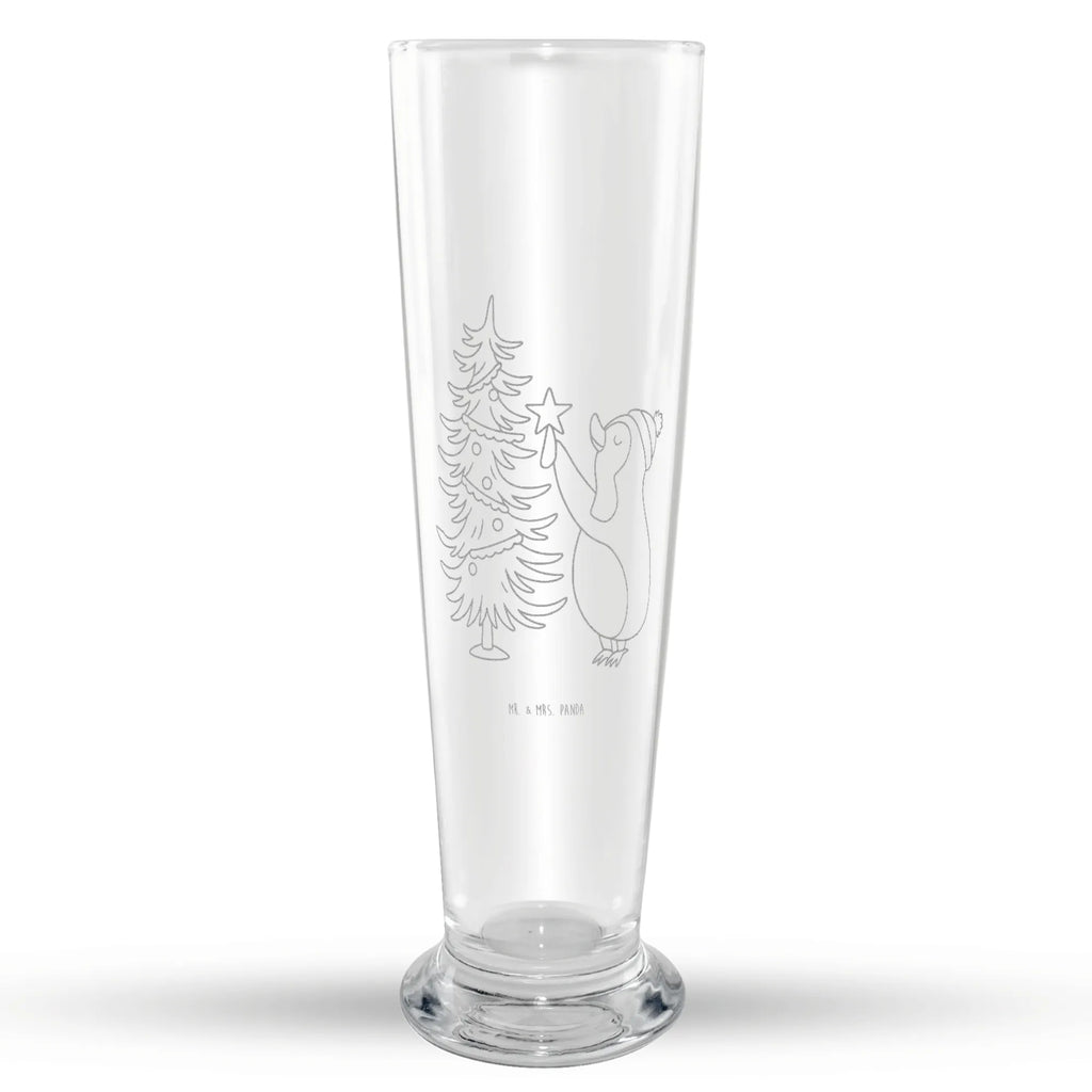 Weizenglas Pinguin Weihnachtsbaum Weizenbierglas, Weizenbier Glas, Vatertag, Weizen Glas, Weizenglas, Winter, Weihnachten, Weihnachtsdeko, Nikolaus, Advent, Heiligabend, Wintermotiv, Pinguin