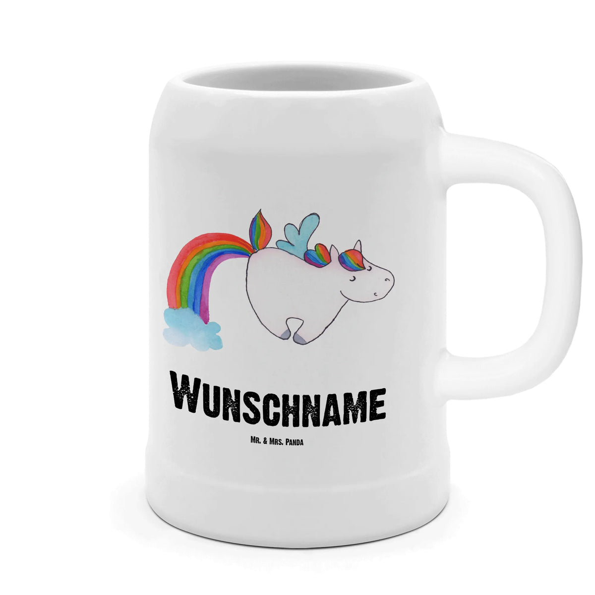 Personalised beer mug unicorn Pegasus saying fun, playing, pegasus, rainbow, reality, unicorn love, growing up