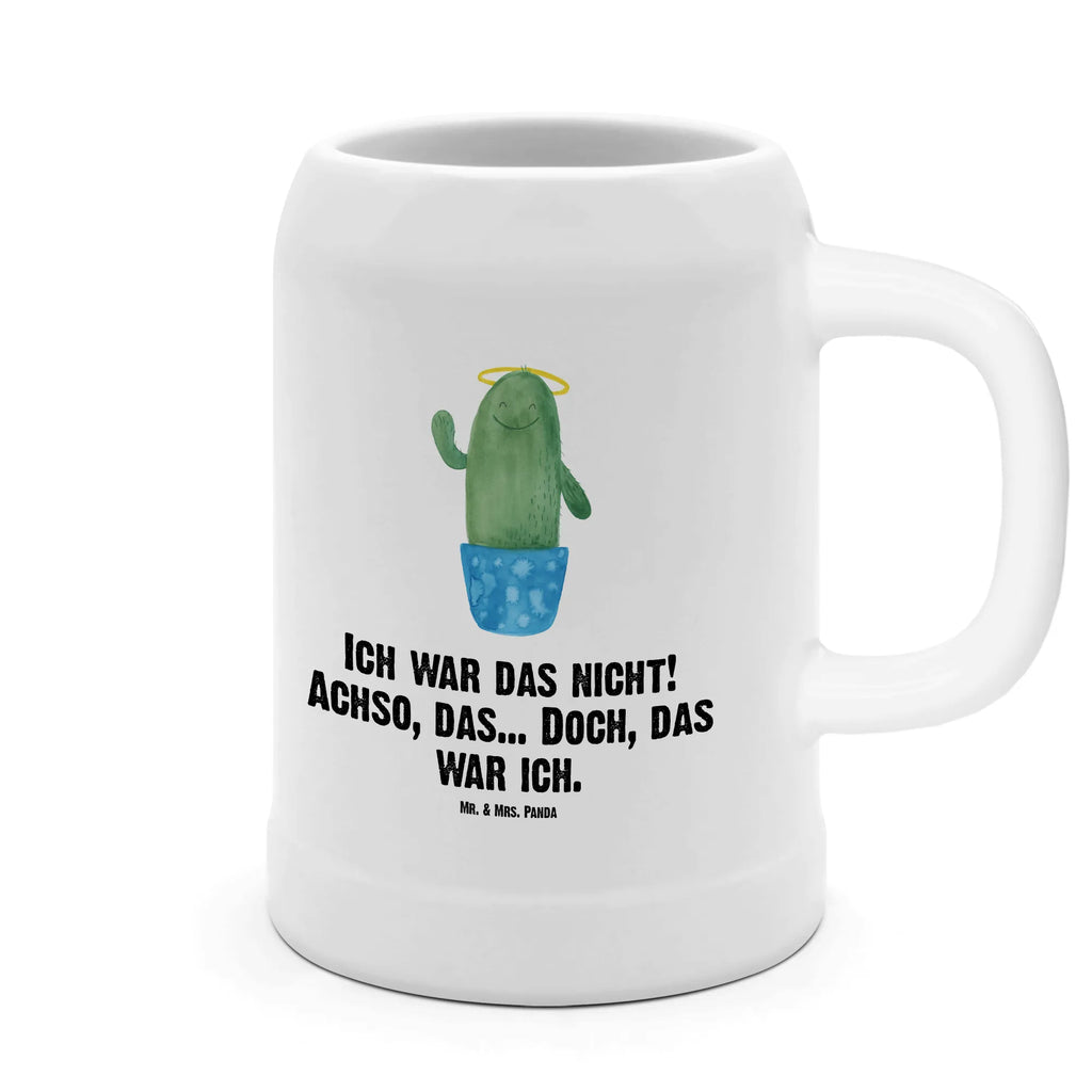 Bierkrug Kaktus Heilig Bierkrug, Bierkrüge, Bierkrug Steingut, Steinkrüge, 0, 5 l, 500ml, Krug, Kaktus, Kakteen, frech, lustig, Kind, Eltern, Familie, Bruder, Schwester, Schwestern, Freundin, Heiligenschein