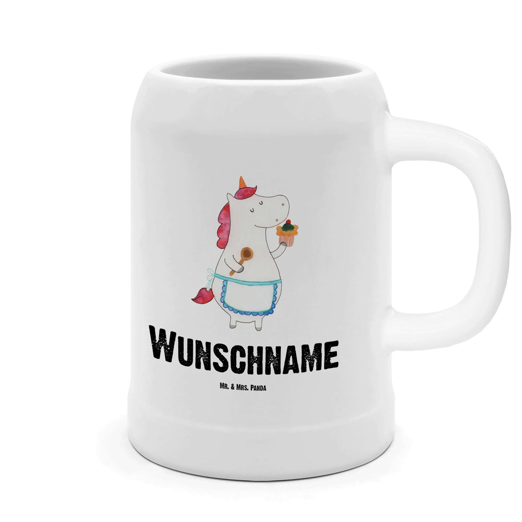 Personalisierter Bierkrug Einhorn Küchenfee Bierkrug mit Namen, Bierkrug personalisieren, Bierglas mit Namen, Personalisierung, Bedrucken, Einhorn, Einhörner, Einhorn Deko, Pegasus, Unicorn, backen, Muffin, Motivation, Träumer, träumen, Bäckerin, Hobbykoch, Koch, Torte, Kuchen