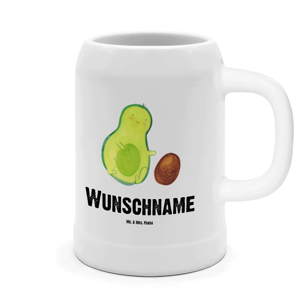Personalised beer mug avocado core rolls avocado, vegetables, baby, first child, birth, for birth, pregnancy, child, baby party, love, infant, birthday, avocados, big love