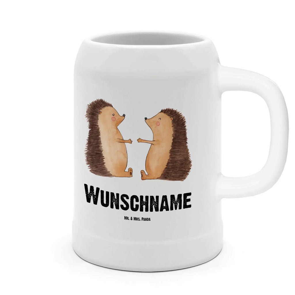 Personalised beer mug Hedgehogs in love Love, Loving, Two, Together, Marriage, Engagement, Proposal of marriage, Love gift, gift for her, gift for him, anniversary gift, Gift, Friend, Hedgehog, Proof of love, Girlfriend, Anniversary, Wedding anniversary, Married, Partner, Wedding, In love, Engaged