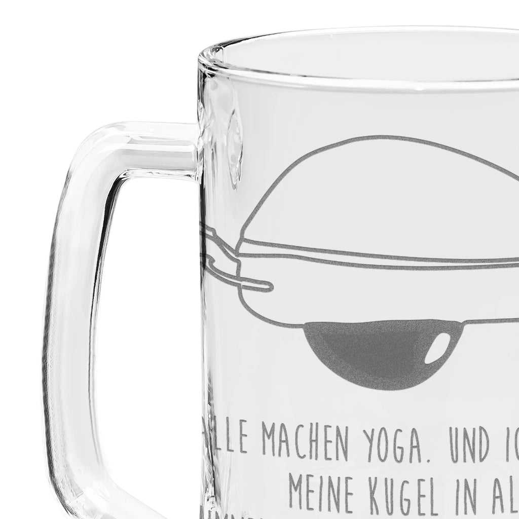 Engraved Beer Mug avocado yoga avocado, vegetables