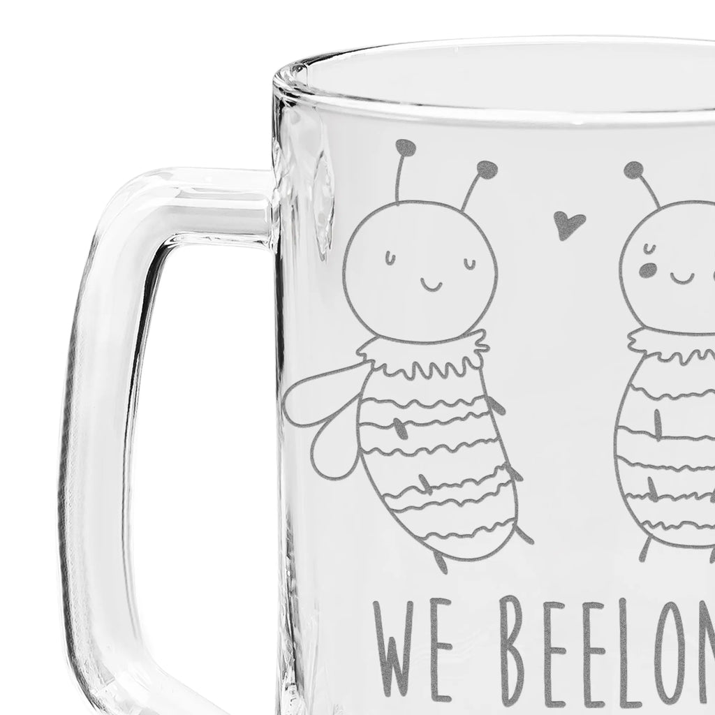 Engraved Beer Mug bee In love Bee, wasp, bumblebee
