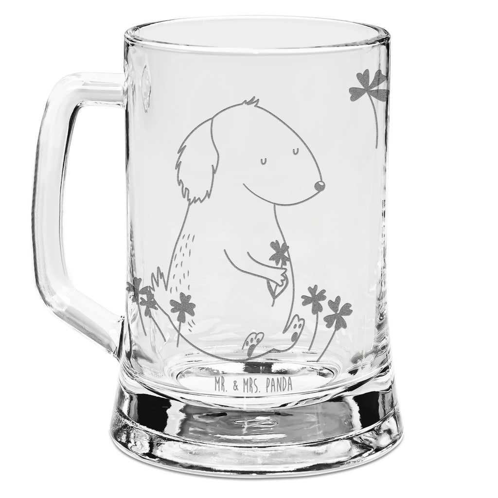Engraved Beer Mug Dog shamrock dog, mutt, hound, woof, dog mama, dog breed, love dogs, love for dogs, dog decorative items, bag with dog print, funny gifts for dog owners, what do you give a dog lover, Christmas gifts for dogs, gifts for dogs, dog sayings, happiness, motivation, cloverleaf, new beginning, mindfulness, Dog, lucky charm, daydreams, self-love, gift