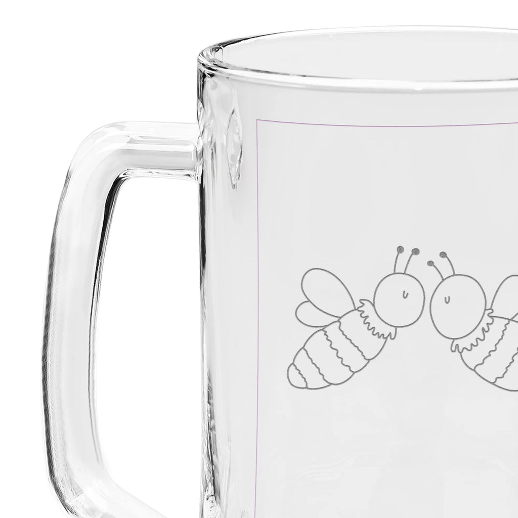 Engraved Beer Mug bee Love Bee, wasp, bumblebee