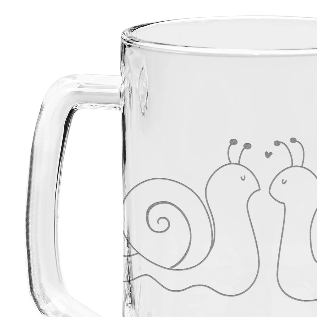 Grawerowany Kufel Piwa Miłość ślimaków Miłość, partner, przyjaciel, przyjaciółka, mąż, żona, wesele, zaręczyny, prośba o rękę, prezent miłosny, rocznica, dzień ślubu