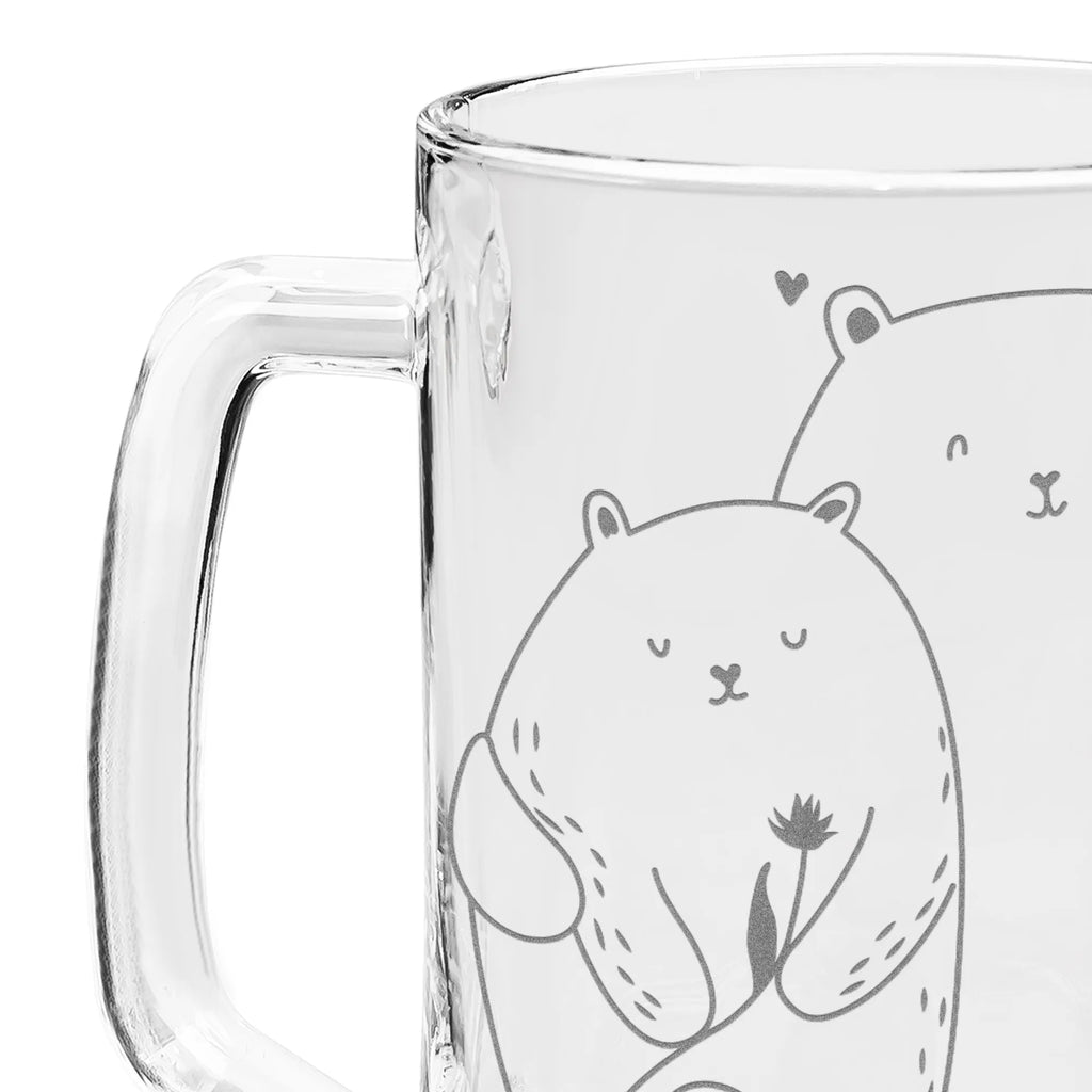 Engraved Beer Mug Bears in love Love, Loving, Two, Together, Marriage, Engagement, Proposal of marriage, Love gift, gift for her, gift for him, anniversary gift, Engaged, Partner, Gift Friend, Bears, Gift Wedding, Wedding anniversary, Girlfriend, Anniversary, Boyfriend, Married, Proof of love, In love, Bear, Gift Girlfriend