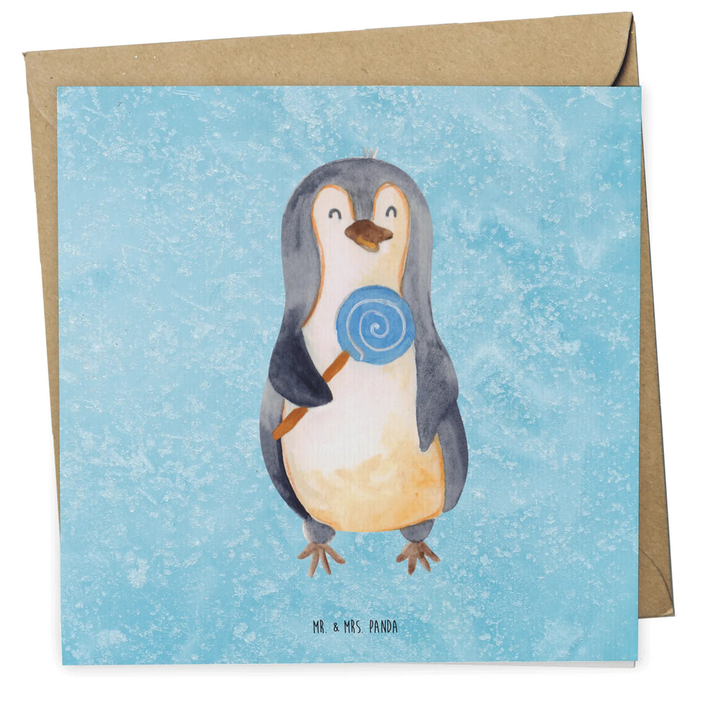 Deluxe Karte Pinguin Lolli Karte, Klappkarte, Hochzeitskarte, Hochwertige Grußkarte, Grußkarte, Geburtstagskarte, Glückwunschkarte, Einladungskarte, Hochwertige Klappkarte, Pinguin, Lolli, Spruch, Ganove, Pinguine, Rebell, Gauner, Blödsinn, Süßigkeiten, Rabauke