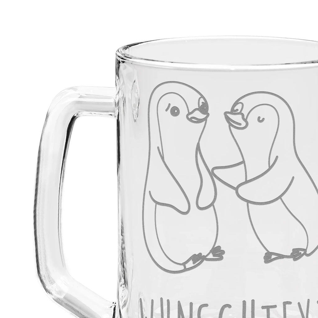 Personalizowany kufel do piwa z grawerem pingwiny pocieszyć Miłość, partner, przyjaciel, przyjaciółka, mąż, żona, wesele, zaręczyny, prośba o rękę, prezent miłosny, rocznica, dzień ślubu