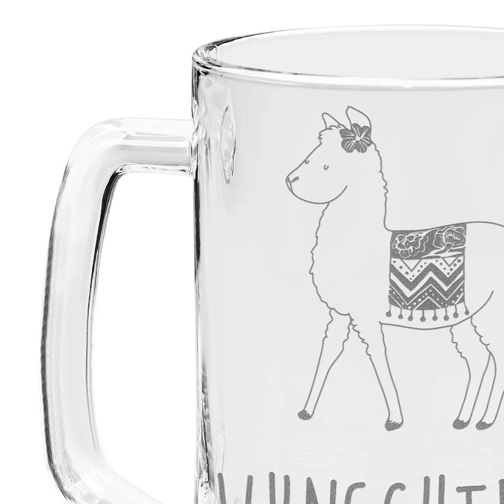 Personalized Engraved Beer Mug alpaca Proud alpaca, llama, pako, camel, Peru, animal, favourite animal